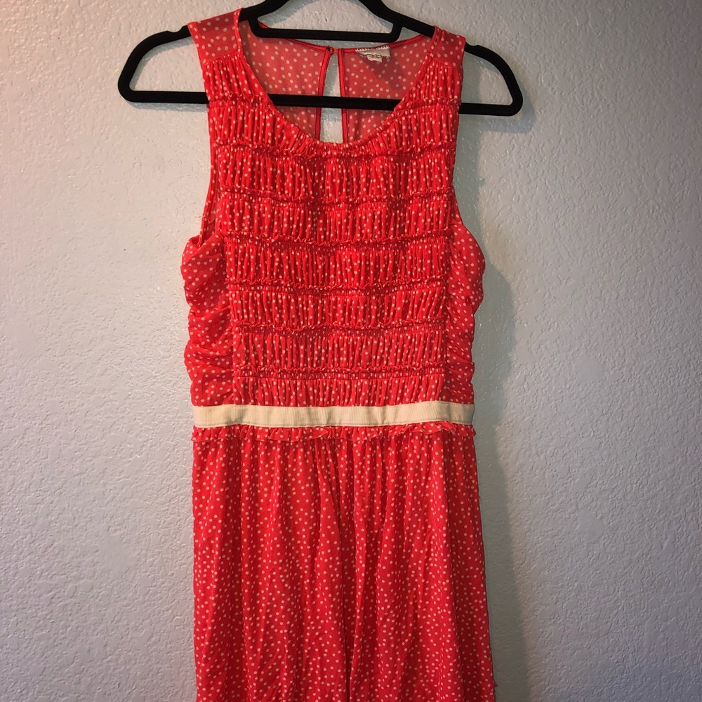 Anthropologie polka dot dress